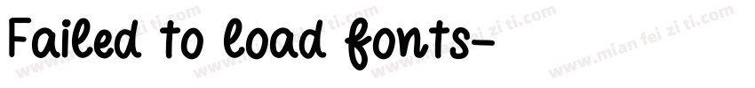 Failed to load fonts字体转换